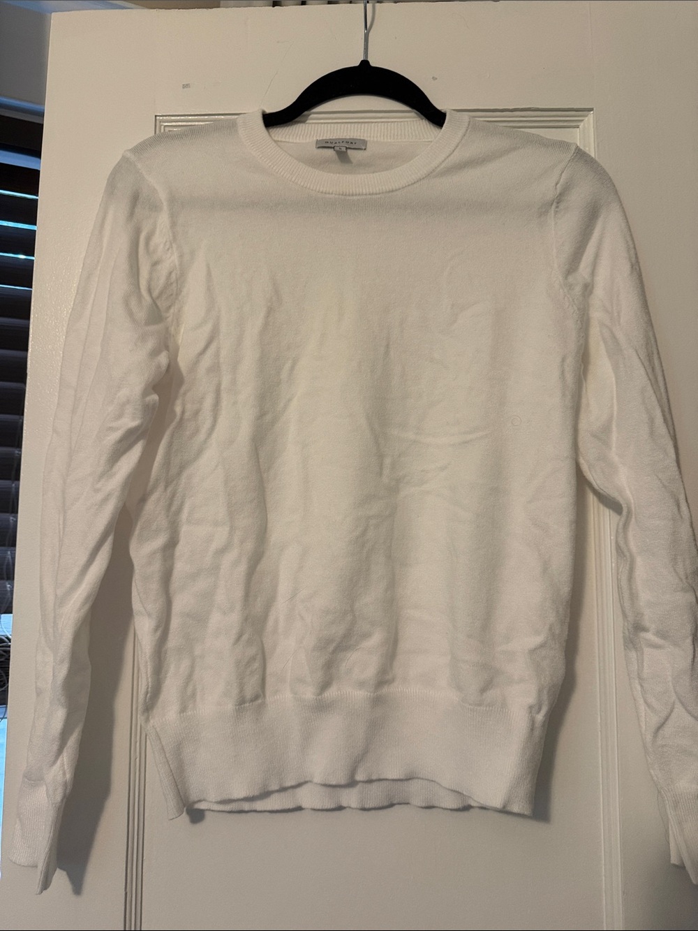 White Crewneck Sweater
